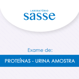 Proteínas - urina amostra