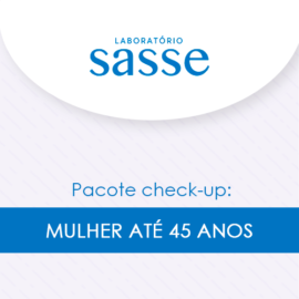 Check-up Mulher até 45 anos